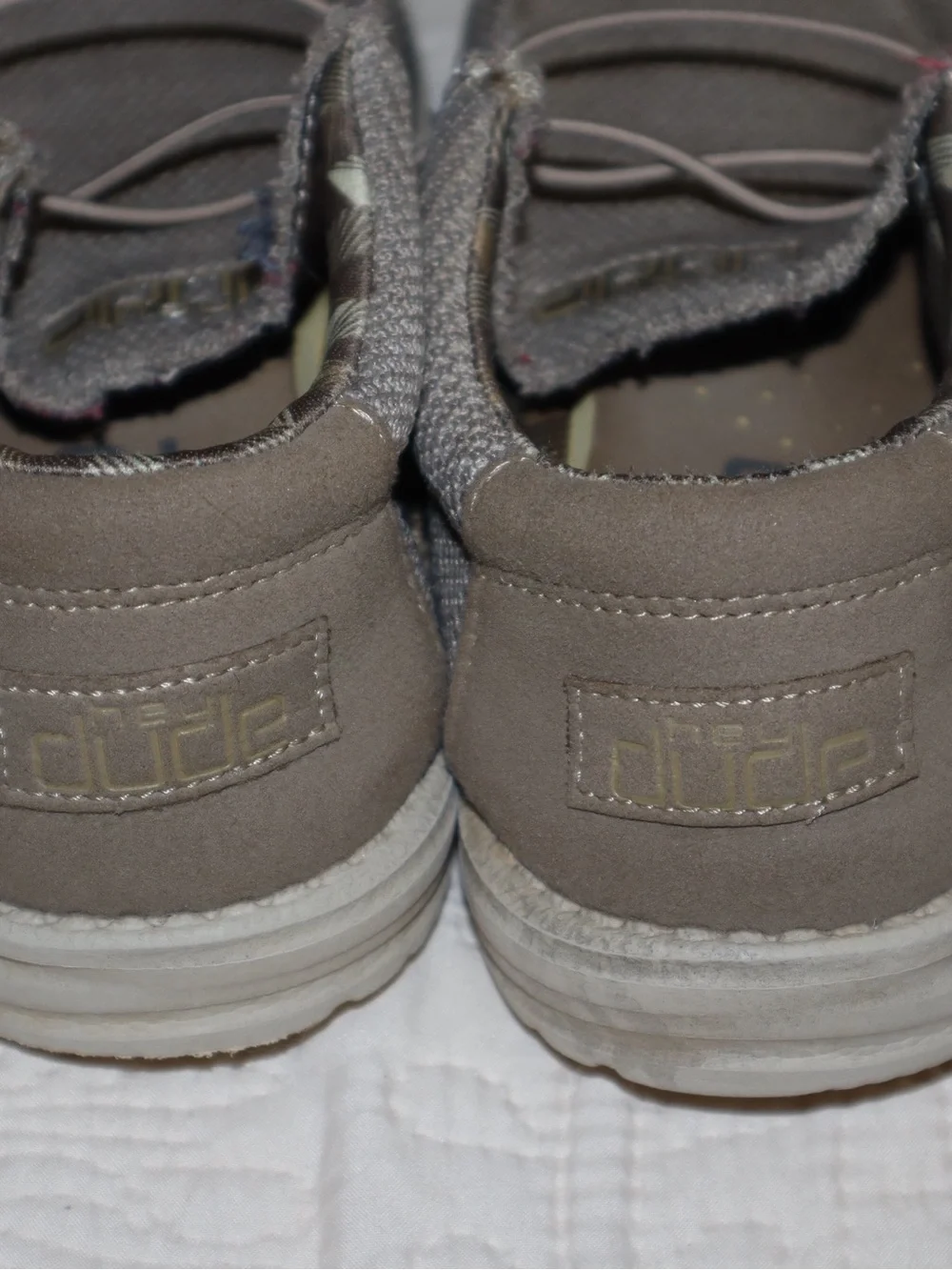 Nautica KMens Slip-On Sneakers in Taupe